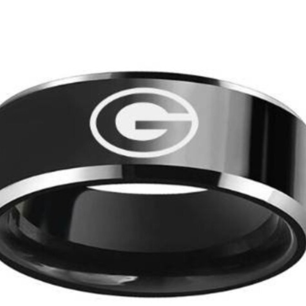 Green Bay Packers Stainless Steel Band Ring